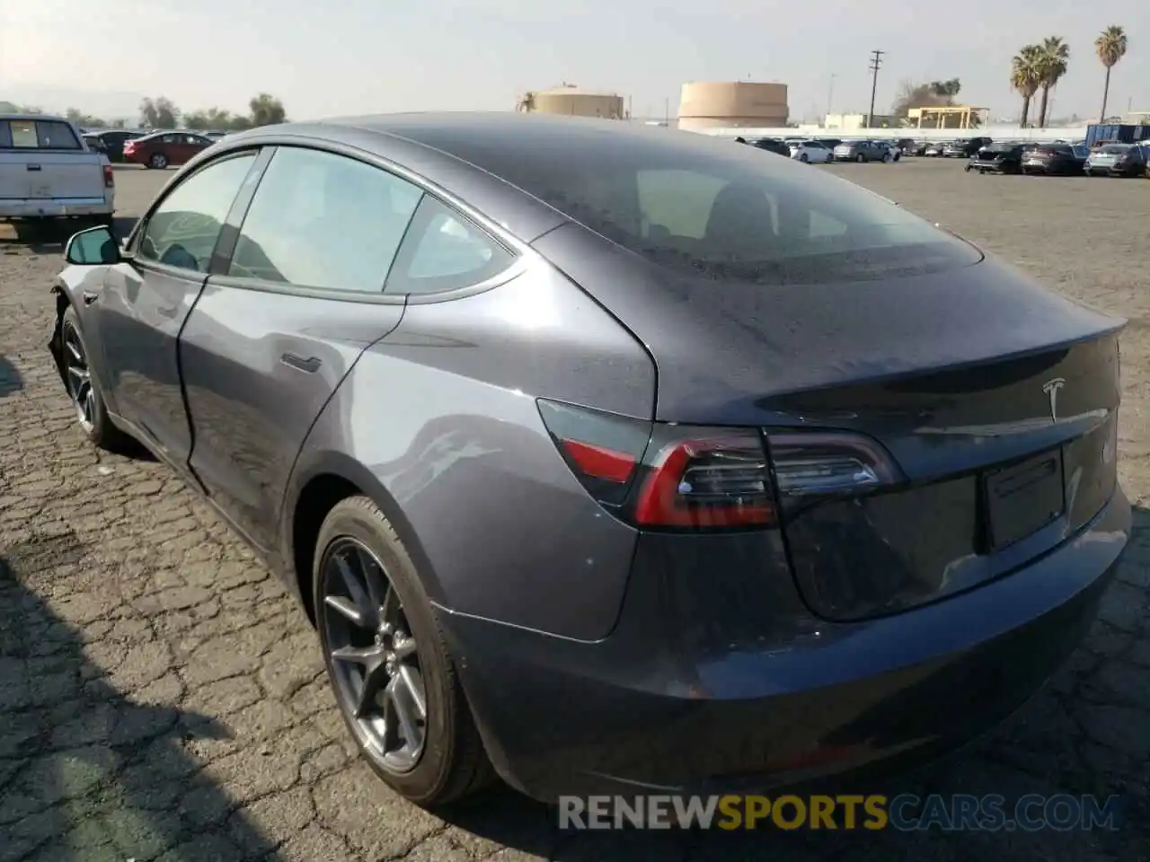 3 Photograph of a damaged car 5YJ3E1EA4MF100485 TESLA MODEL 3 2021