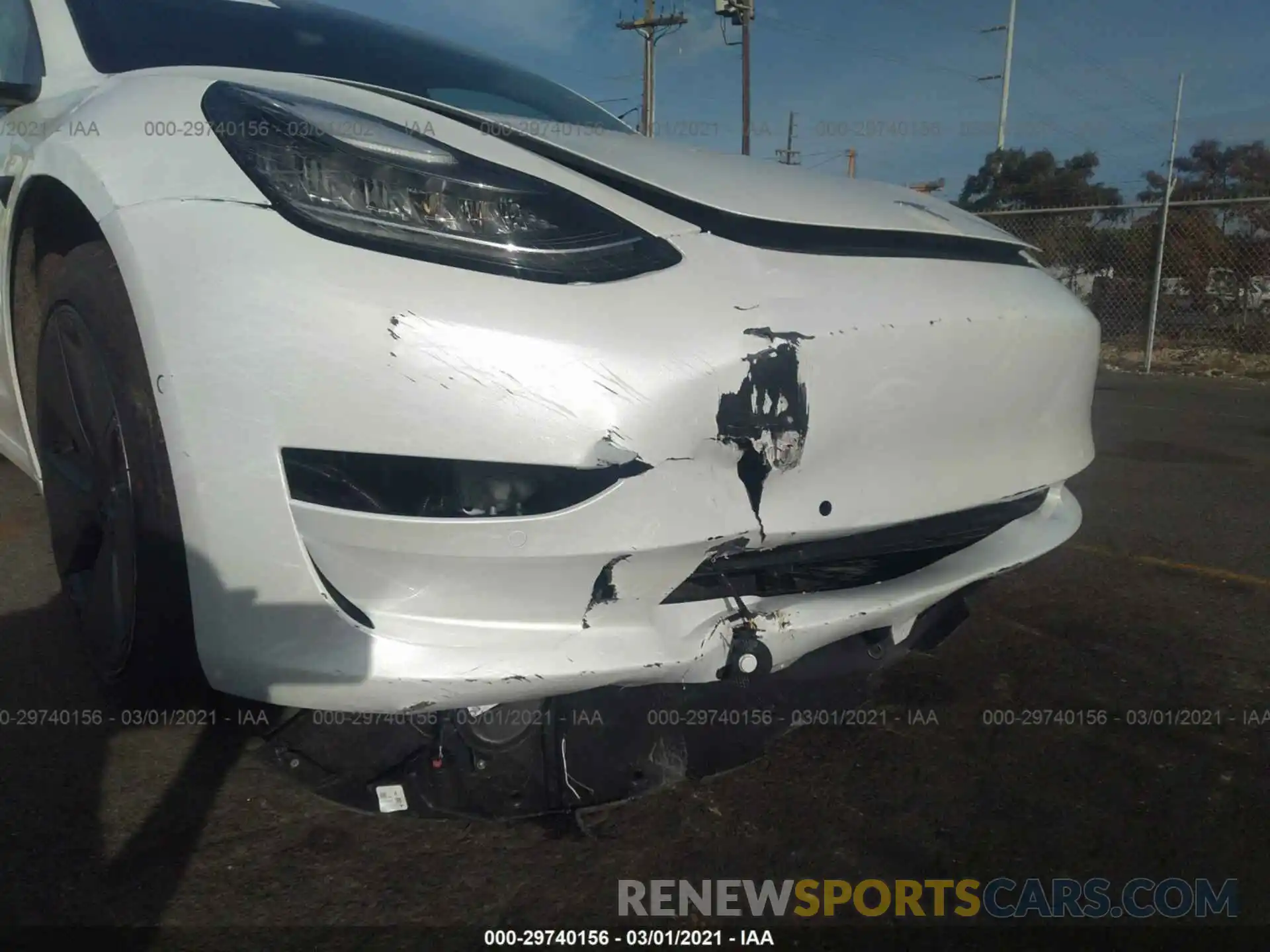 6 Photograph of a damaged car 5YJ3E1EA4MF852025 TESLA MODEL 3 2021