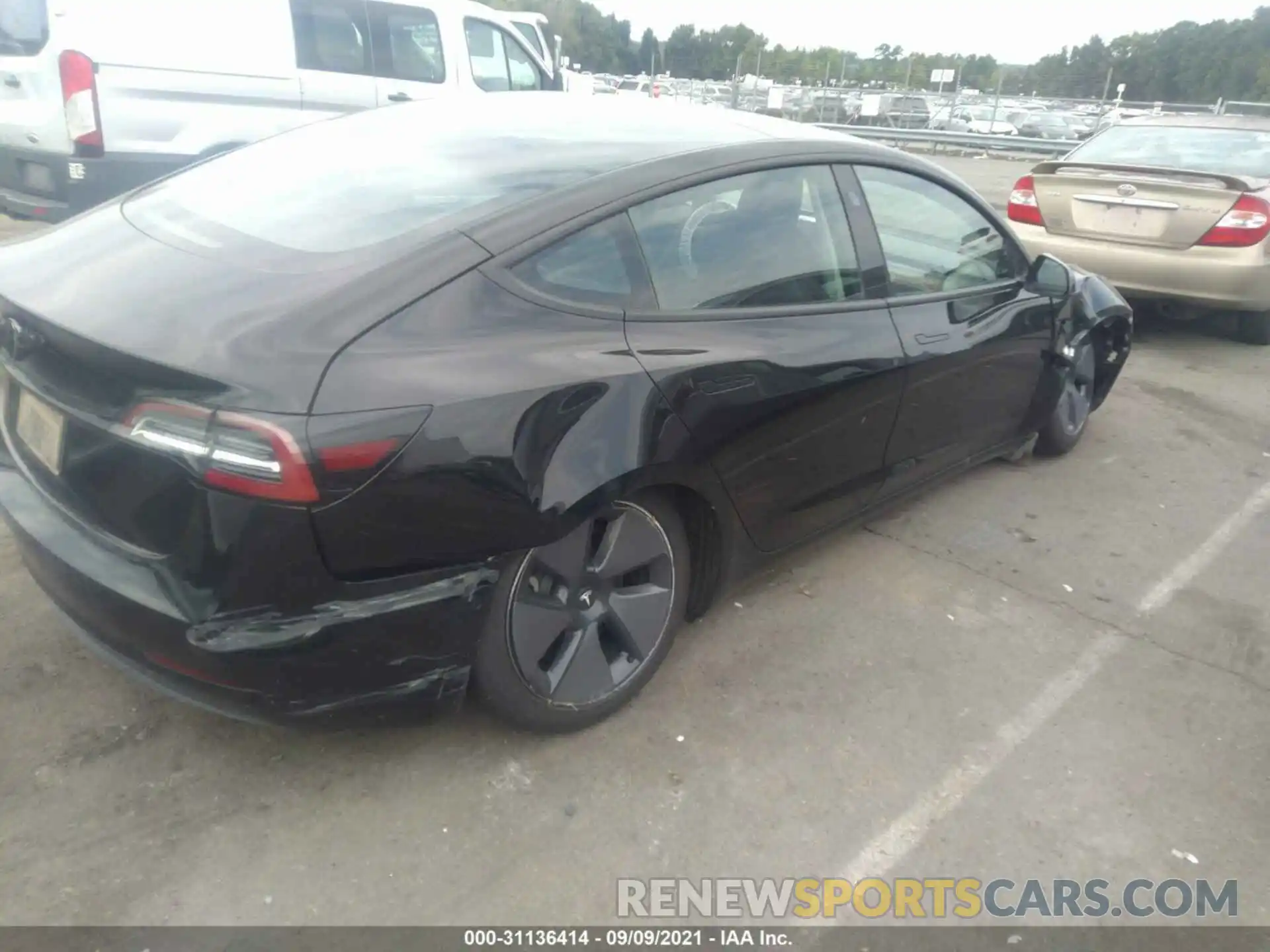 6 Photograph of a damaged car 5YJ3E1EA4MF853451 TESLA MODEL 3 2021