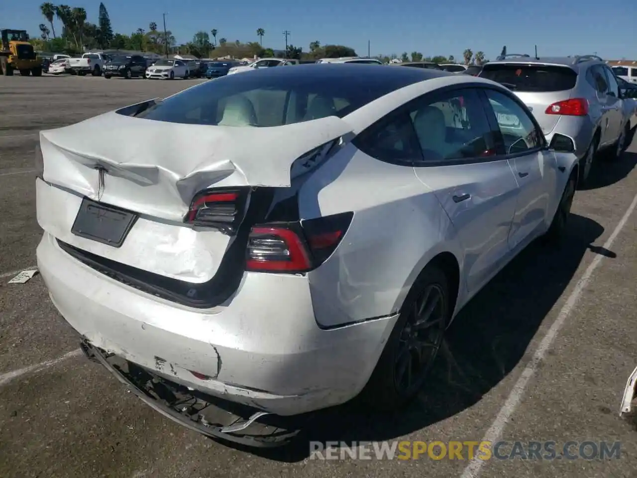 4 Photograph of a damaged car 5YJ3E1EA4MF857161 TESLA MODEL 3 2021