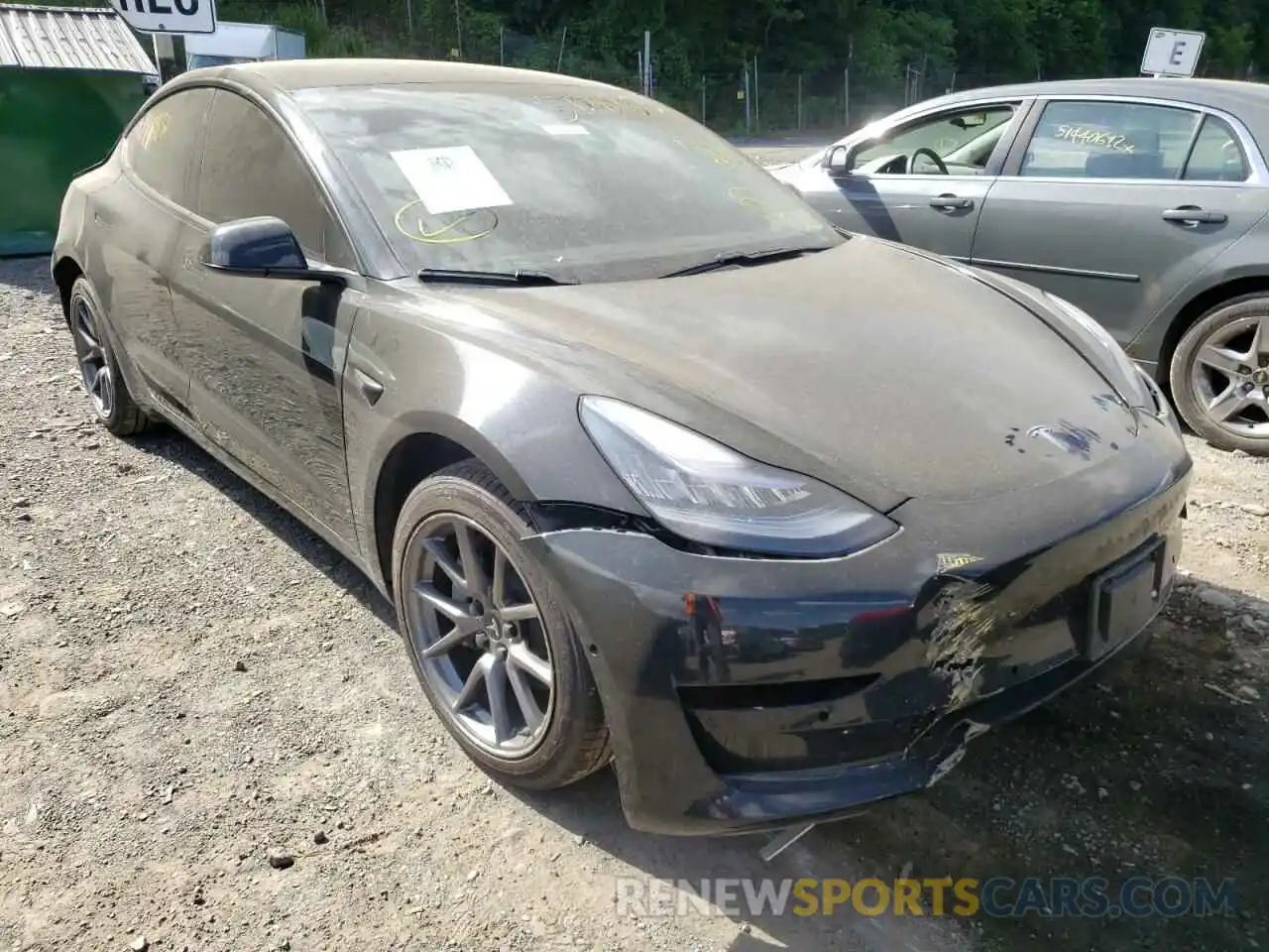 1 Фотография поврежденного автомобиля 5YJ3E1EA4MF859329 TESLA MODEL 3 2021