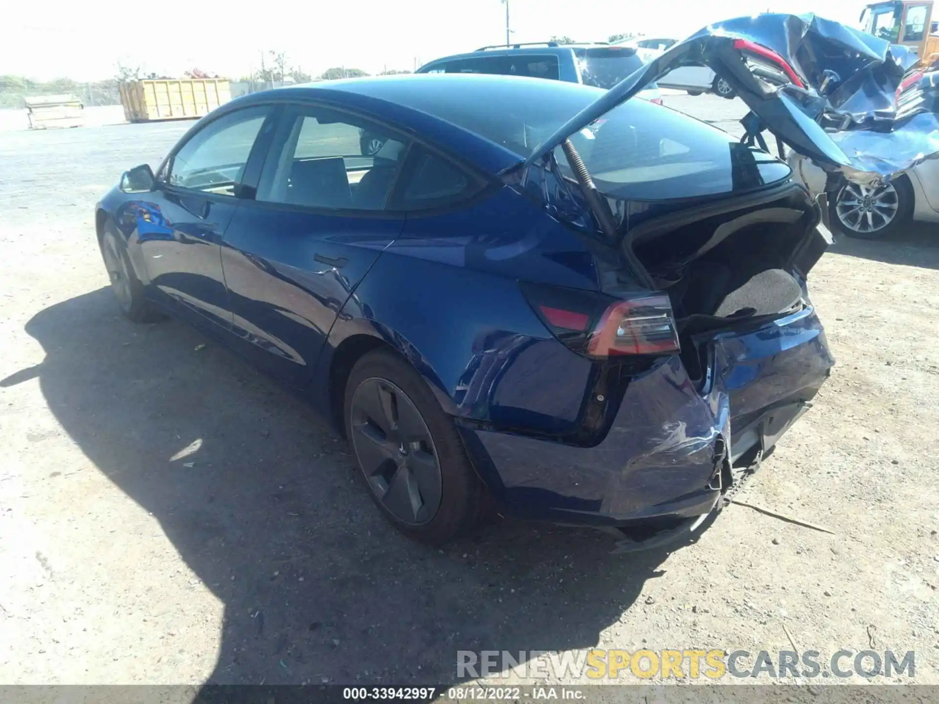 3 Photograph of a damaged car 5YJ3E1EA4MF875174 TESLA MODEL 3 2021