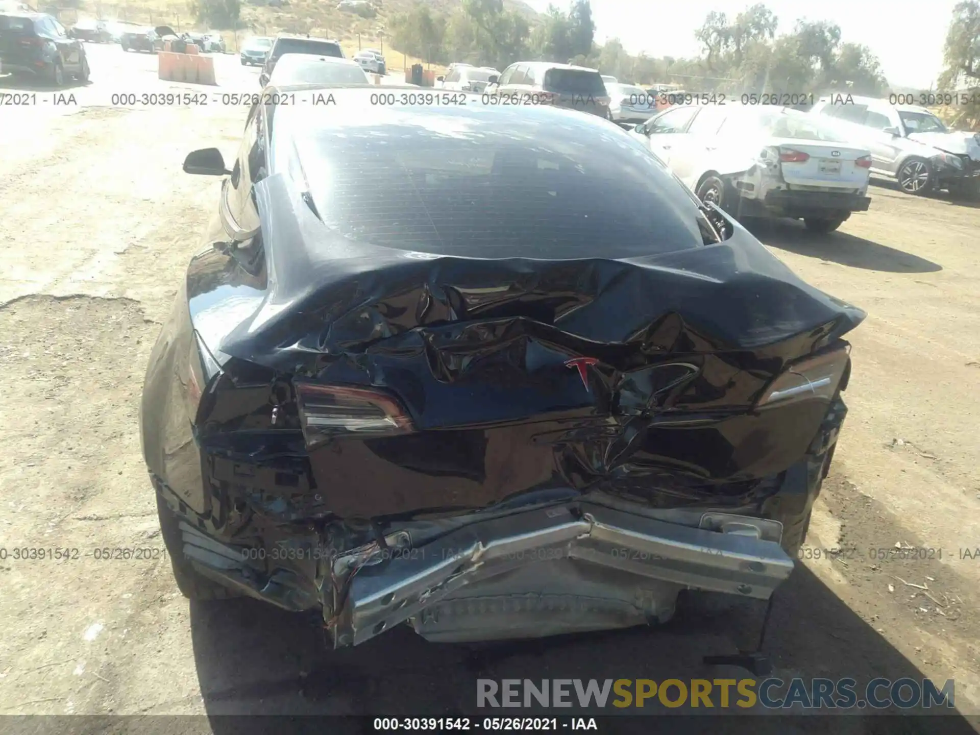 6 Photograph of a damaged car 5YJ3E1EA4MF875532 TESLA MODEL 3 2021