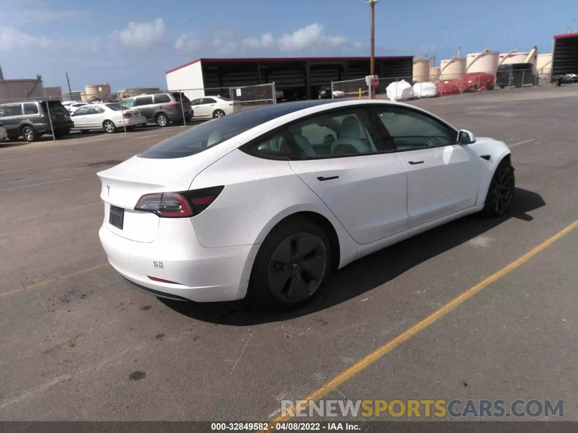 4 Фотография поврежденного автомобиля 5YJ3E1EA4MF908562 TESLA MODEL 3 2021