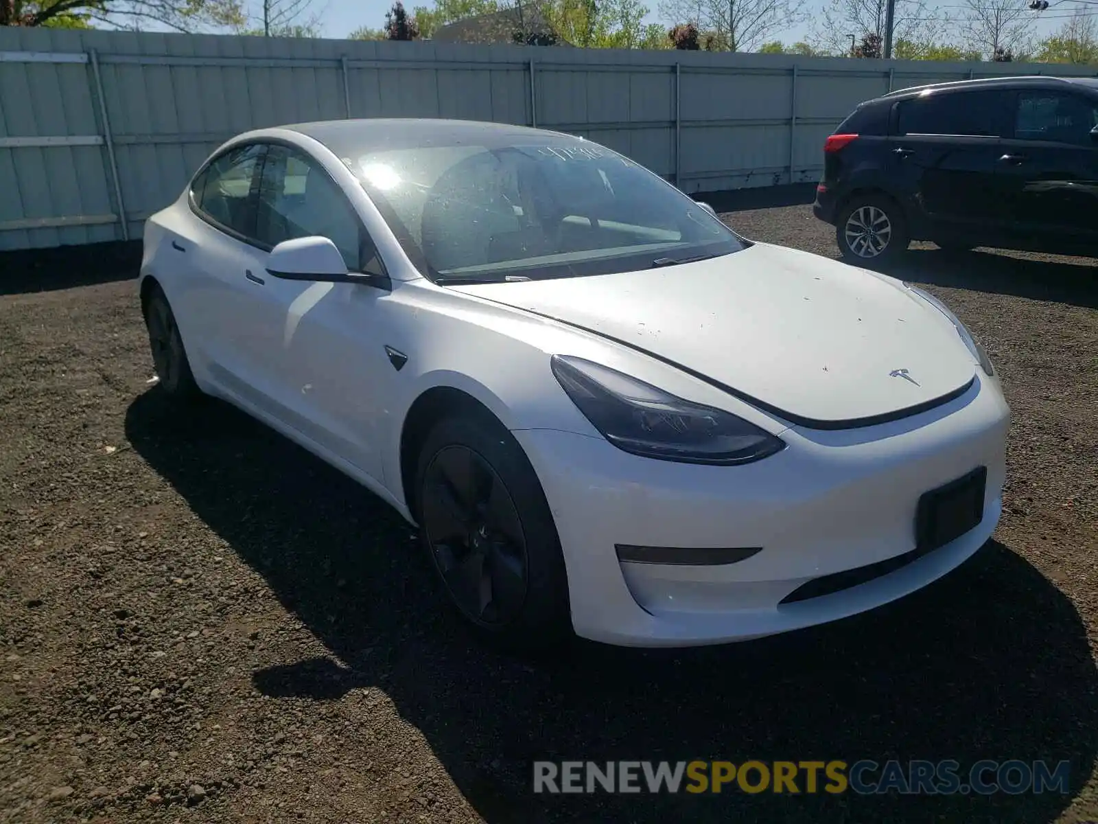 1 Photograph of a damaged car 5YJ3E1EA4MF920534 TESLA MODEL 3 2021