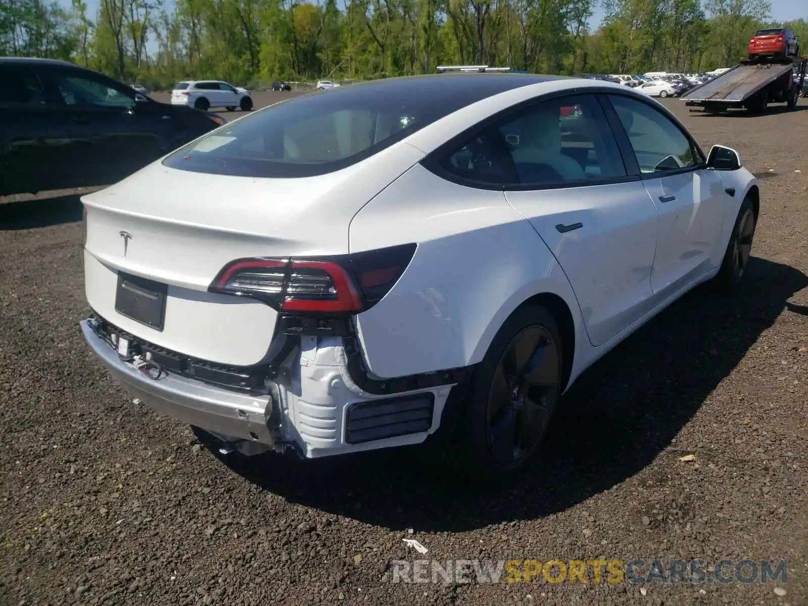 4 Photograph of a damaged car 5YJ3E1EA4MF920534 TESLA MODEL 3 2021