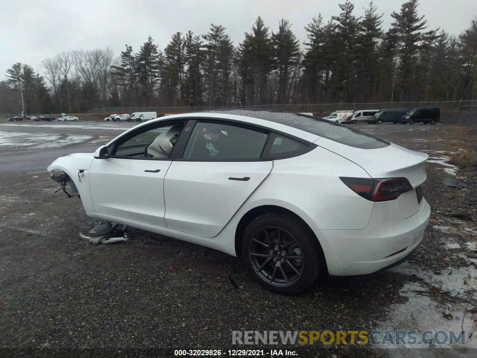 3 Photograph of a damaged car 5YJ3E1EA4MF921201 TESLA MODEL 3 2021