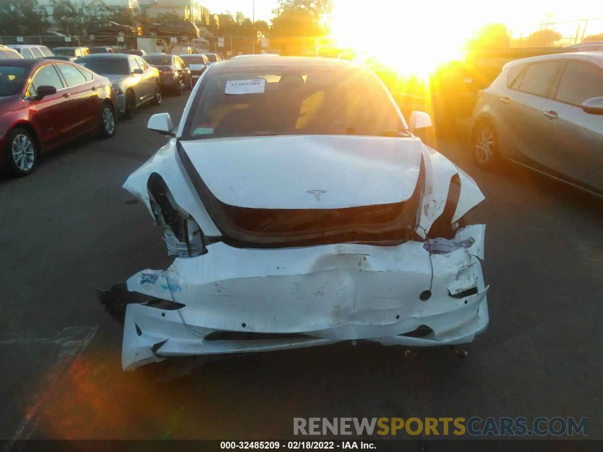 6 Photograph of a damaged car 5YJ3E1EA4MF922400 TESLA MODEL 3 2021