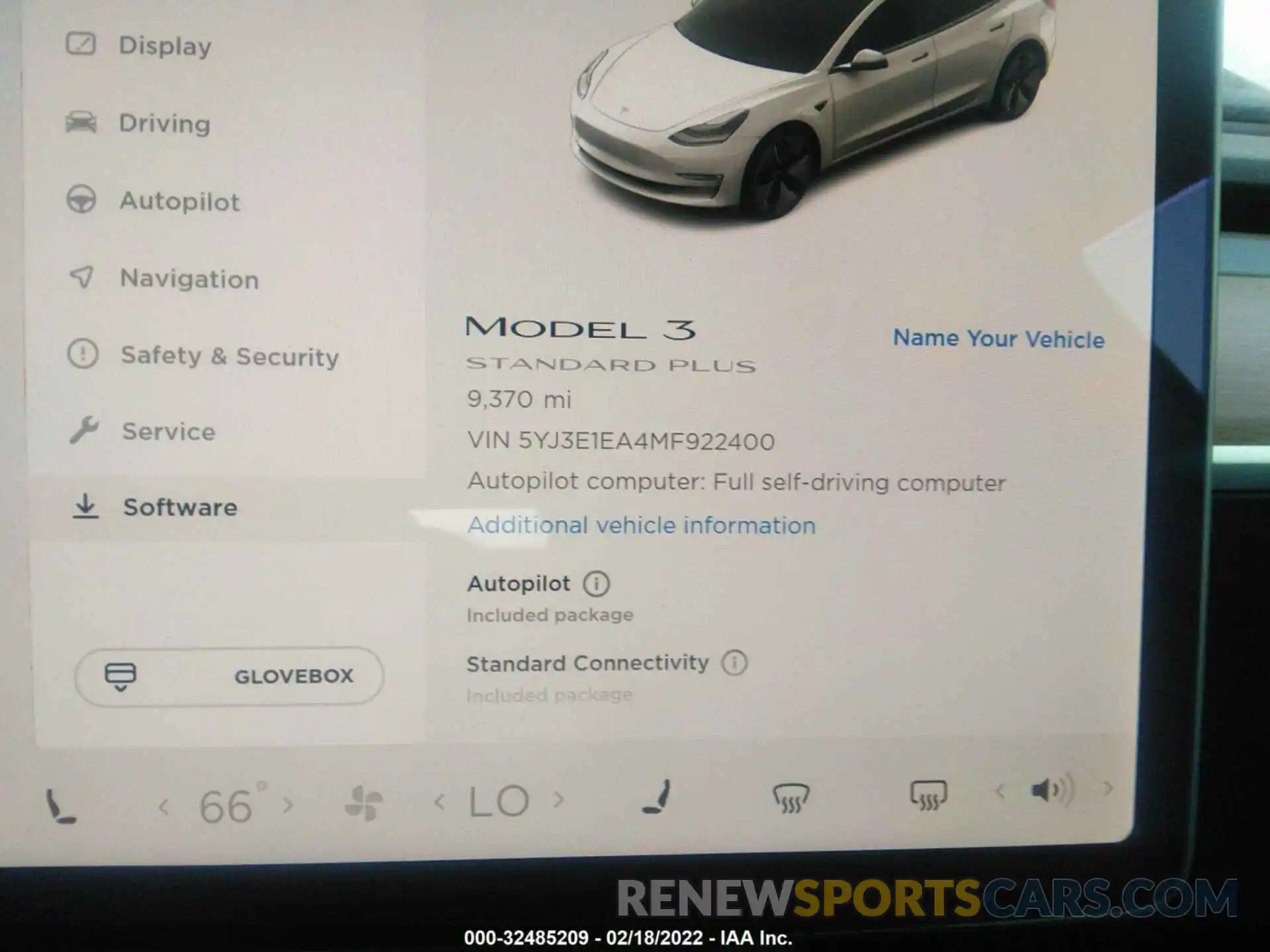 7 Фотография поврежденного автомобиля 5YJ3E1EA4MF922400 TESLA MODEL 3 2021