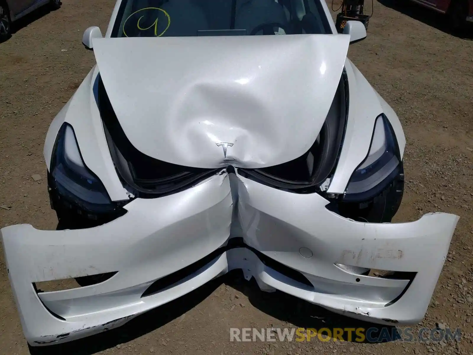 7 Photograph of a damaged car 5YJ3E1EA4MF927788 TESLA MODEL 3 2021