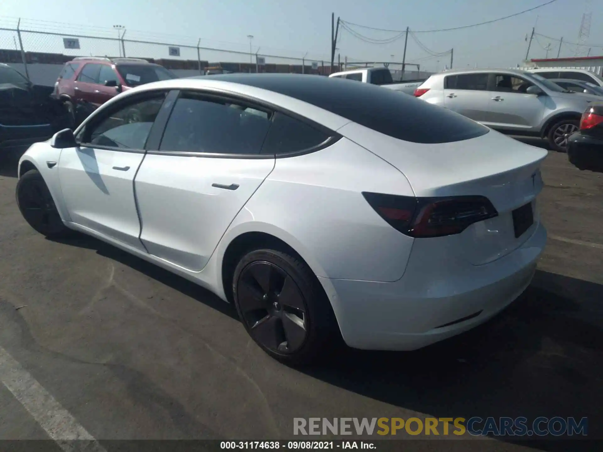 3 Photograph of a damaged car 5YJ3E1EA4MF940248 TESLA MODEL 3 2021