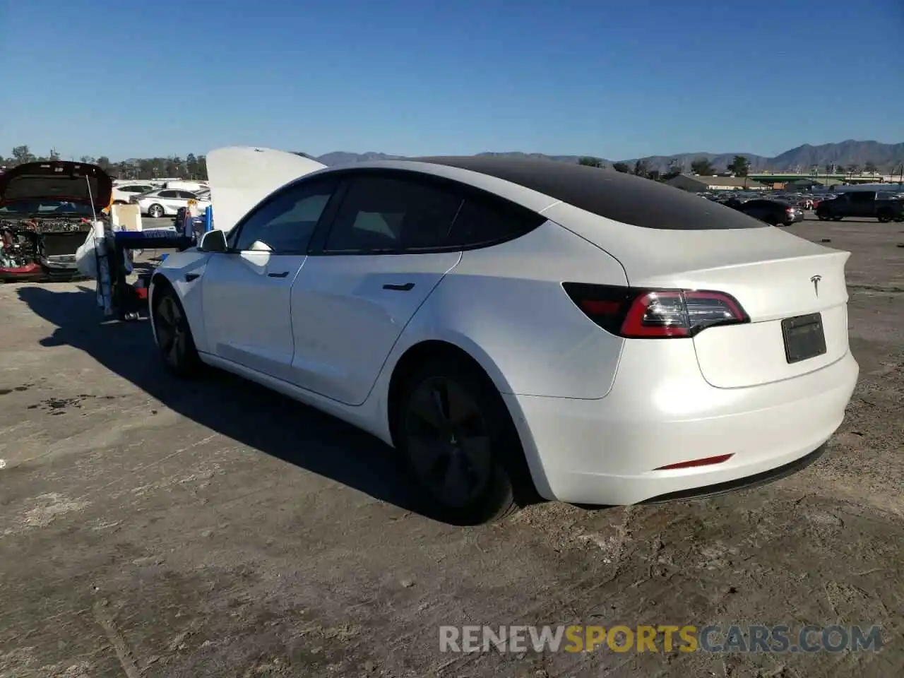 3 Photograph of a damaged car 5YJ3E1EA4MF941495 TESLA MODEL 3 2021