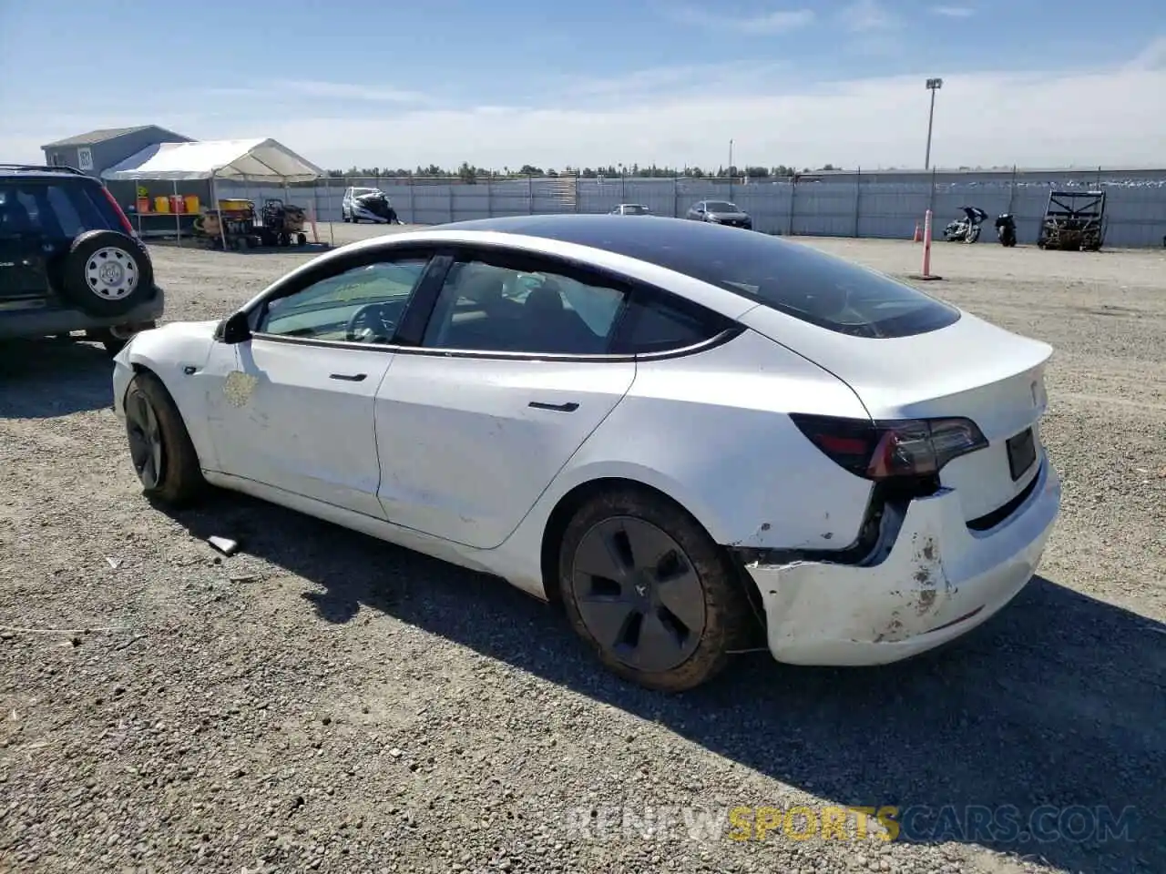 9 Photograph of a damaged car 5YJ3E1EA4MF961567 TESLA MODEL 3 2021