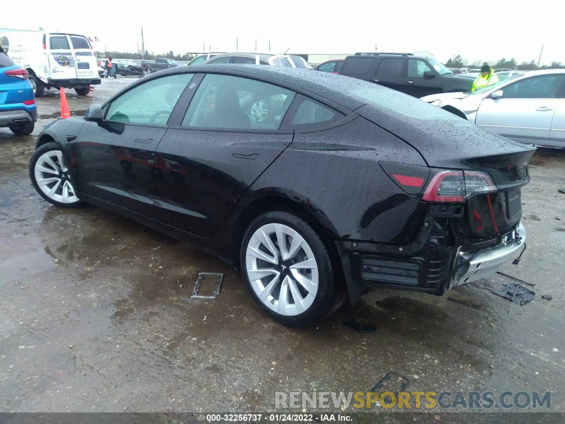 3 Фотография поврежденного автомобиля 5YJ3E1EA4MF977641 TESLA MODEL 3 2021