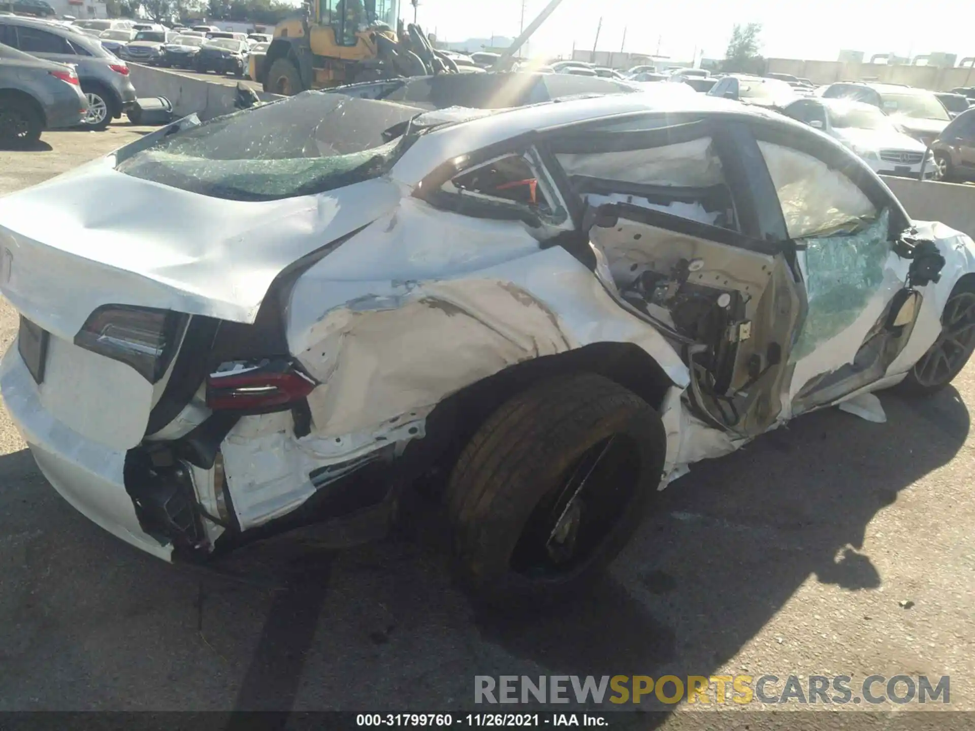 6 Photograph of a damaged car 5YJ3E1EA4MF982144 TESLA MODEL 3 2021