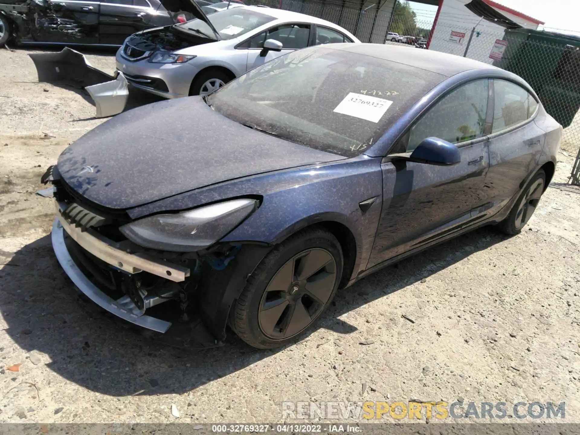 2 Фотография поврежденного автомобиля 5YJ3E1EA4MF986226 TESLA MODEL 3 2021