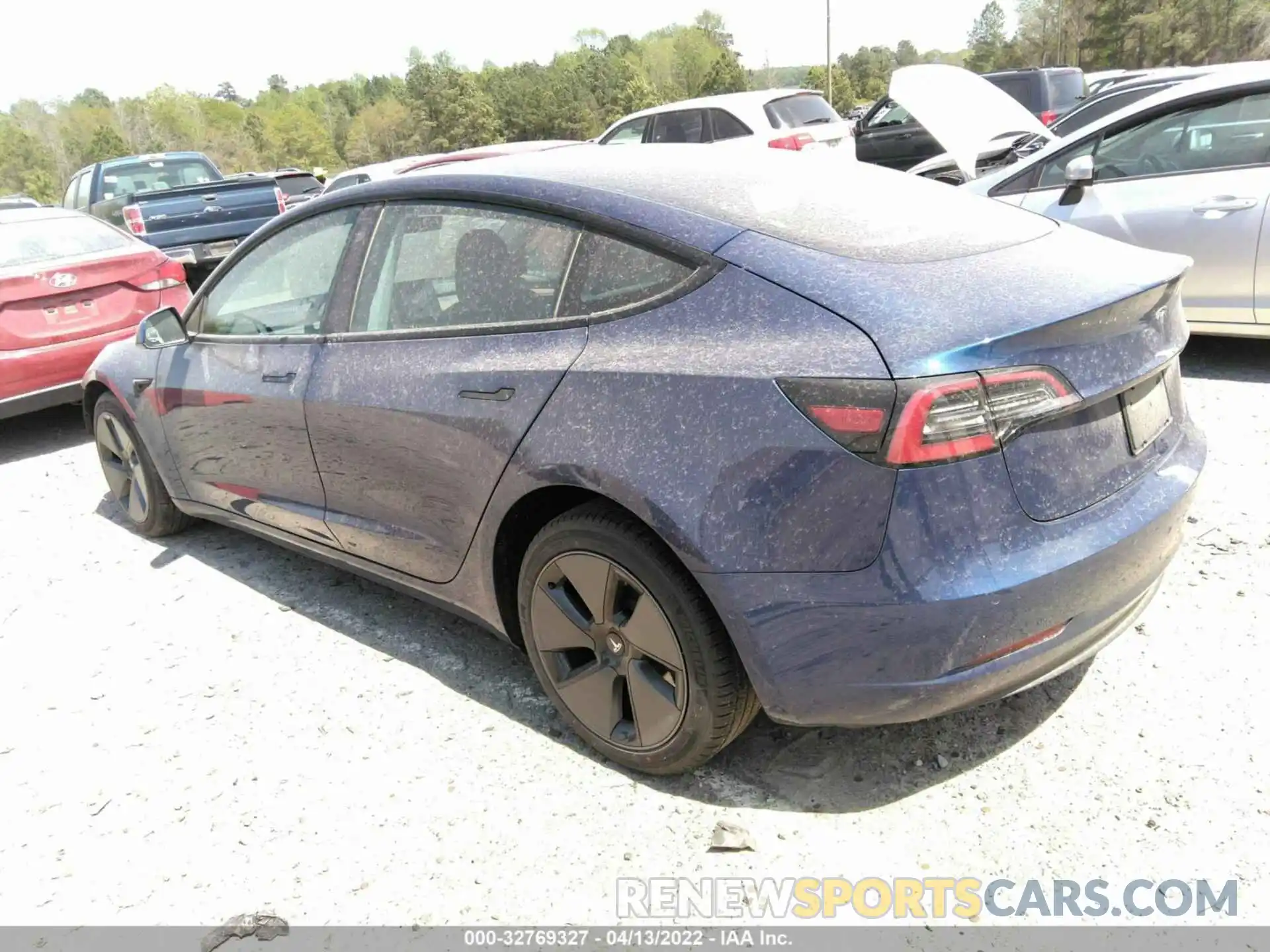 3 Photograph of a damaged car 5YJ3E1EA4MF986226 TESLA MODEL 3 2021