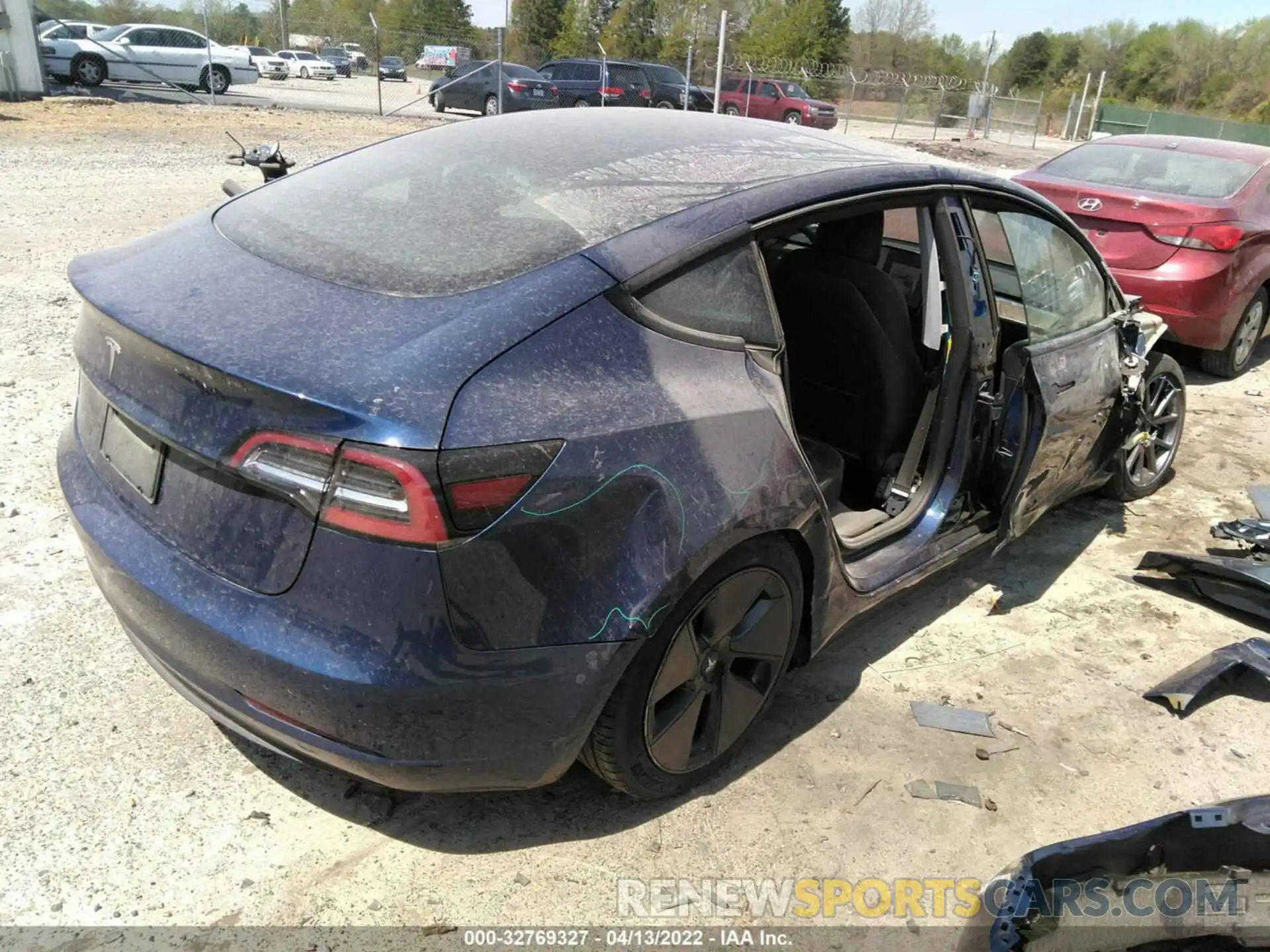 4 Фотография поврежденного автомобиля 5YJ3E1EA4MF986226 TESLA MODEL 3 2021