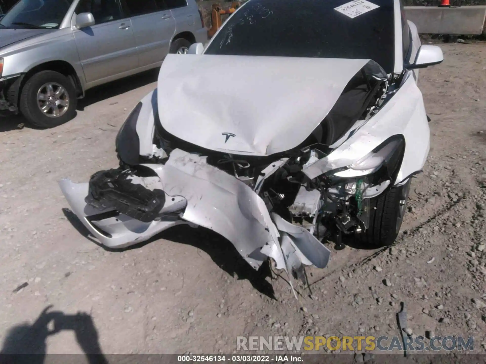 6 Photograph of a damaged car 5YJ3E1EA4MF987070 TESLA MODEL 3 2021