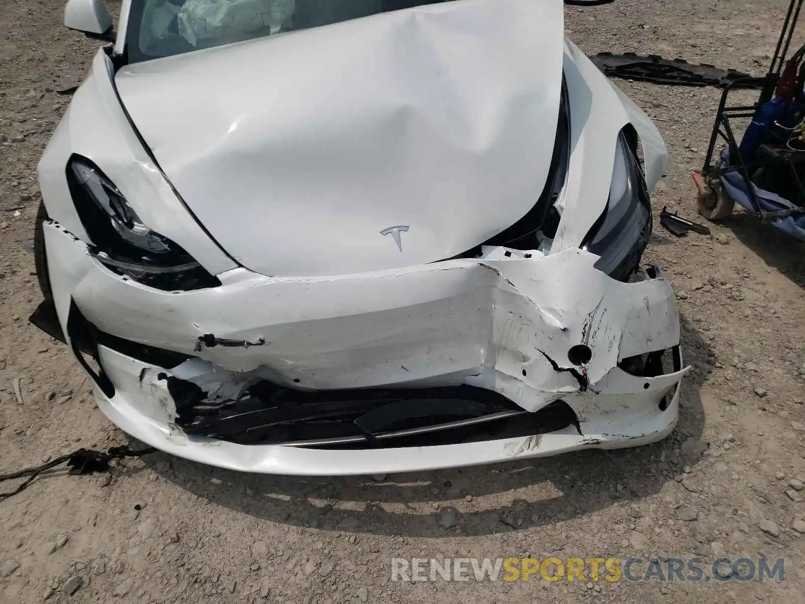 9 Photograph of a damaged car 5YJ3E1EA4MF994262 TESLA MODEL 3 2021