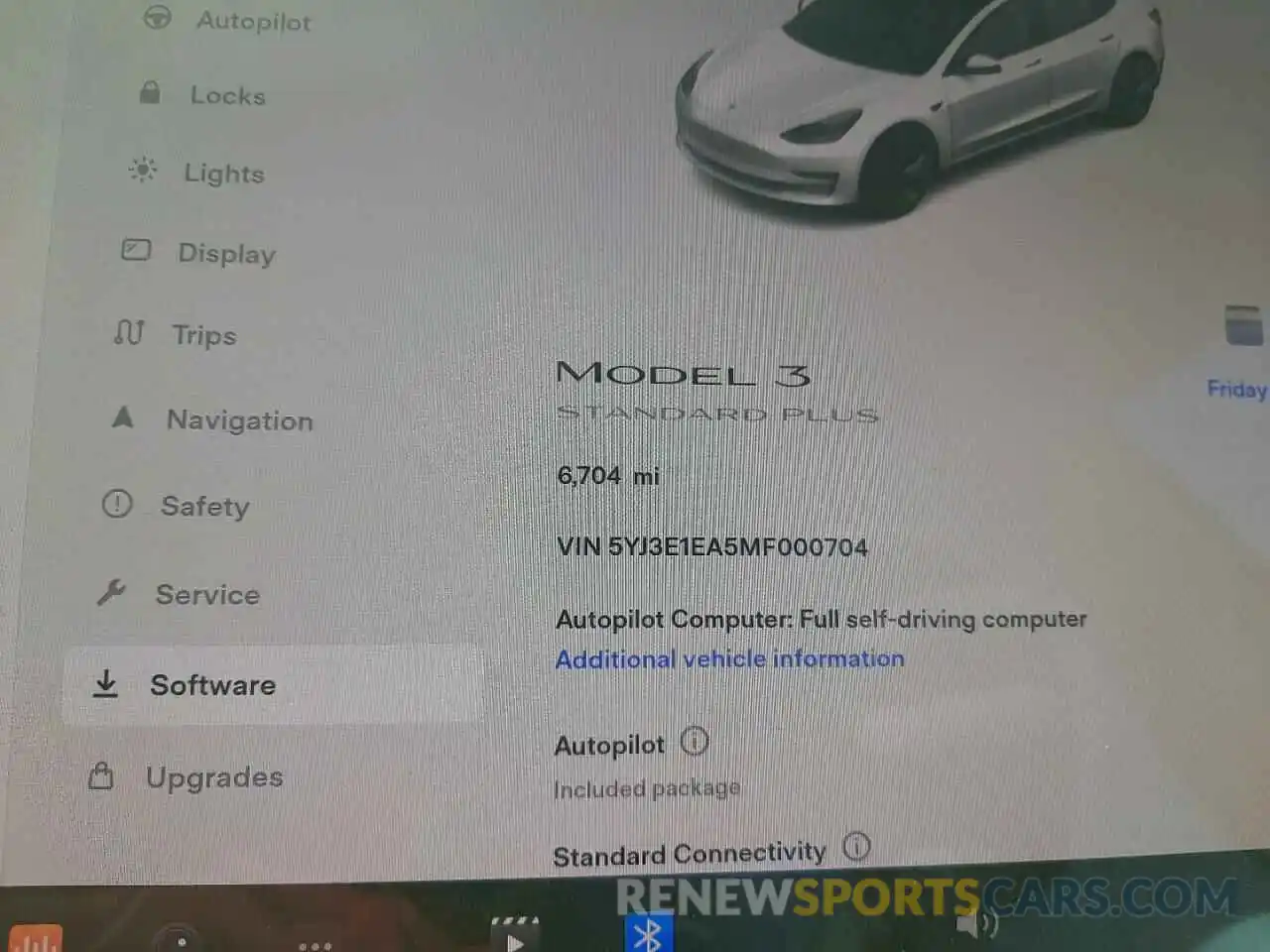 8 Фотография поврежденного автомобиля 5YJ3E1EA5MF000704 TESLA MODEL 3 2021