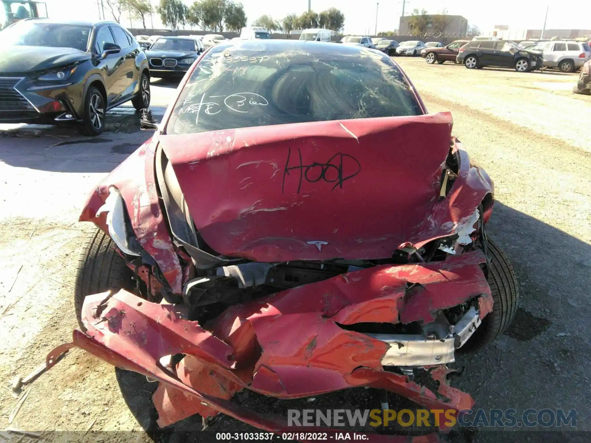 6 Photograph of a damaged car 5YJ3E1EA5MF001190 TESLA MODEL 3 2021