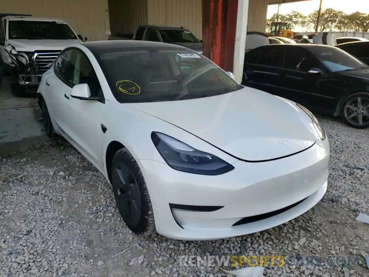 1 Фотография поврежденного автомобиля 5YJ3E1EA5MF058411 TESLA MODEL 3 2021