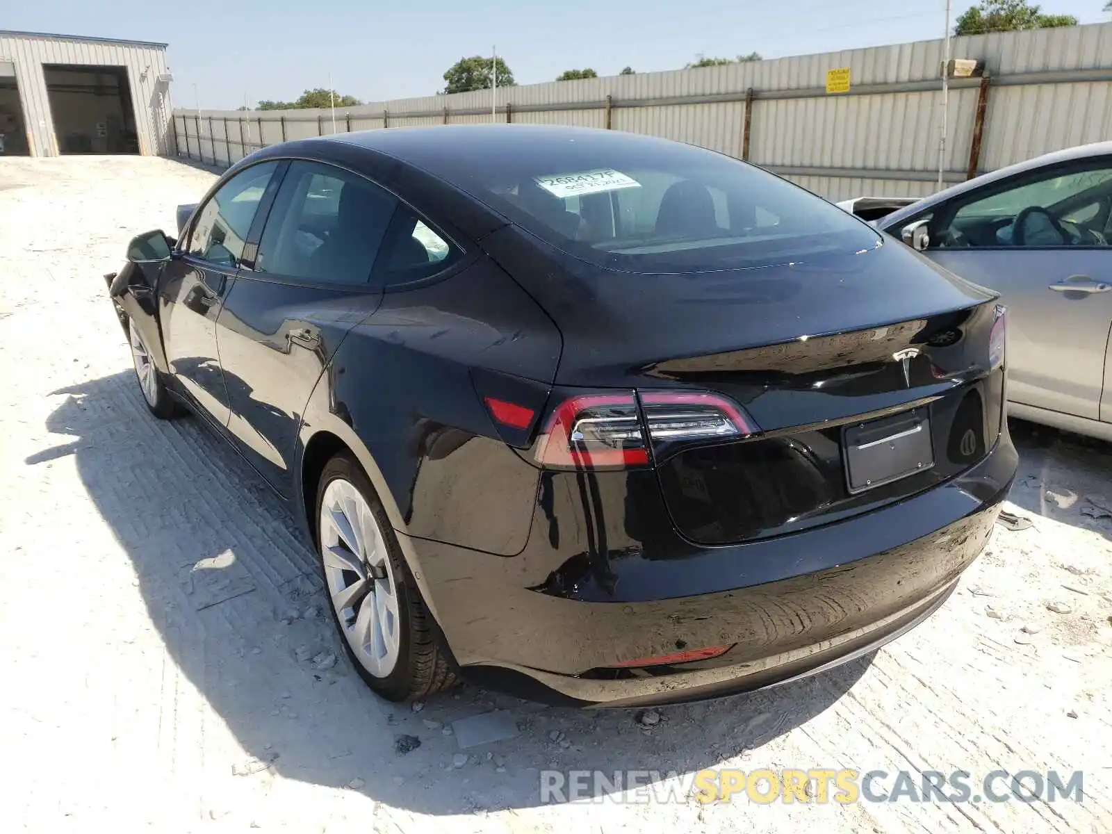 3 Photograph of a damaged car 5YJ3E1EA5MF063012 TESLA MODEL 3 2021