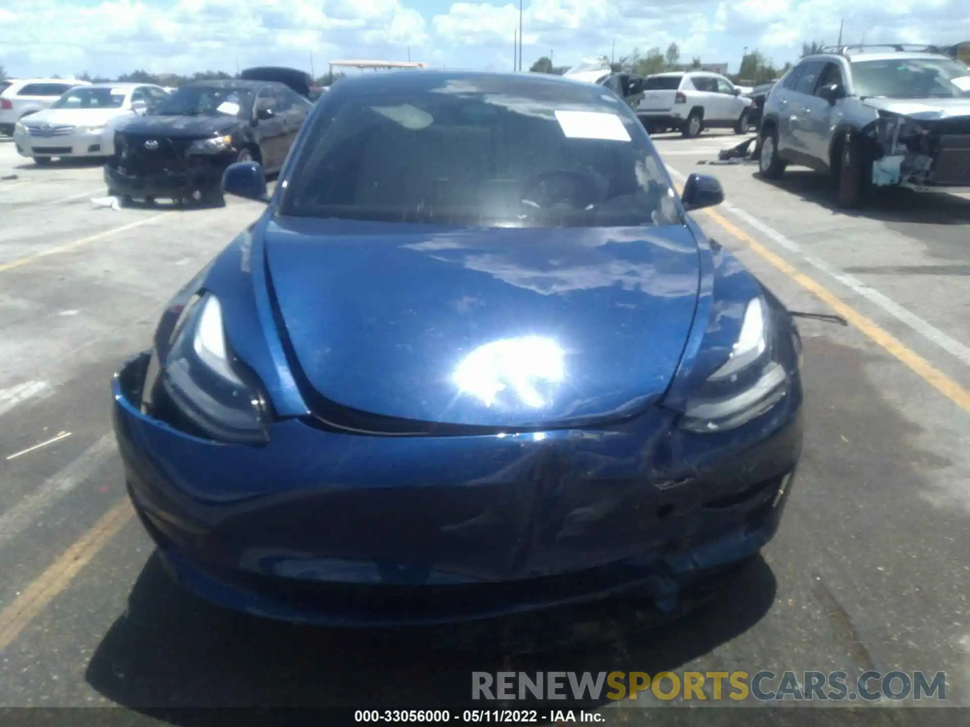 6 Photograph of a damaged car 5YJ3E1EA5MF087861 TESLA MODEL 3 2021