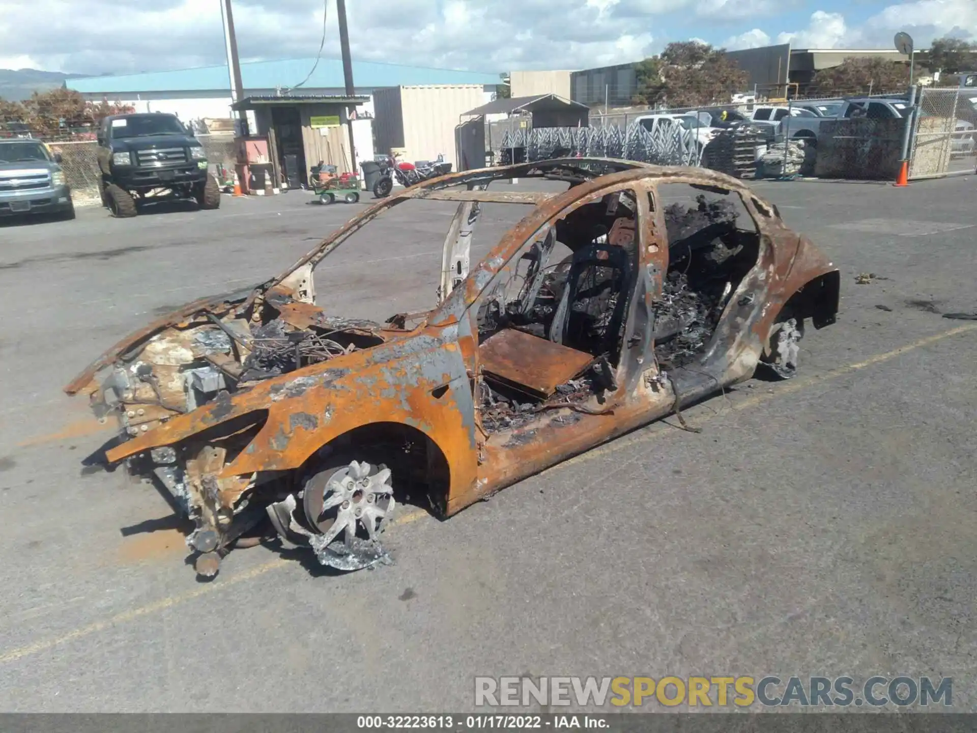 2 Photograph of a damaged car 5YJ3E1EA5MF092297 TESLA MODEL 3 2021