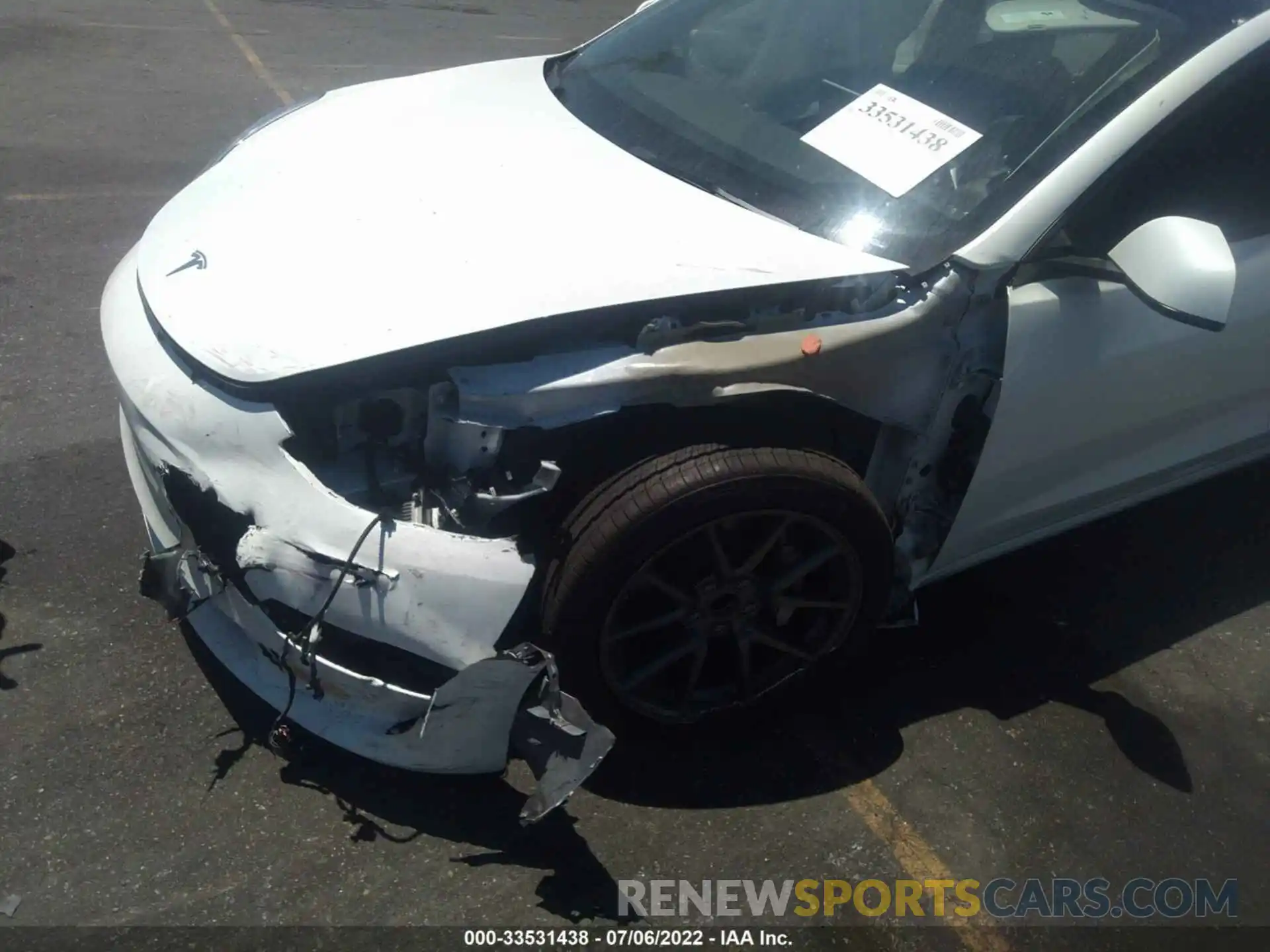 6 Photograph of a damaged car 5YJ3E1EA5MF092753 TESLA MODEL 3 2021