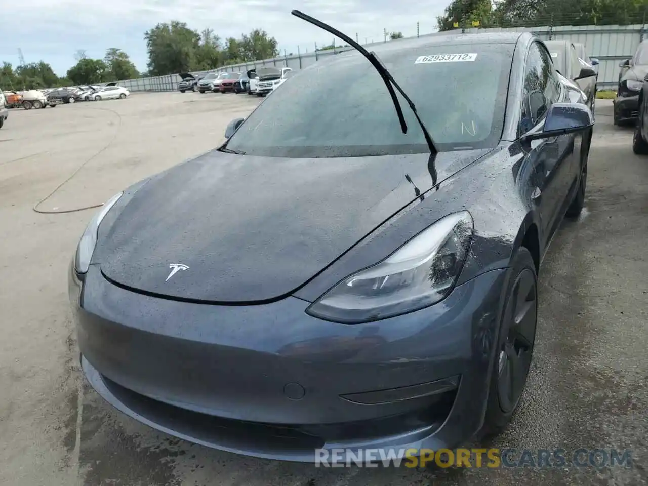 2 Фотография поврежденного автомобиля 5YJ3E1EA5MF093823 TESLA MODEL 3 2021