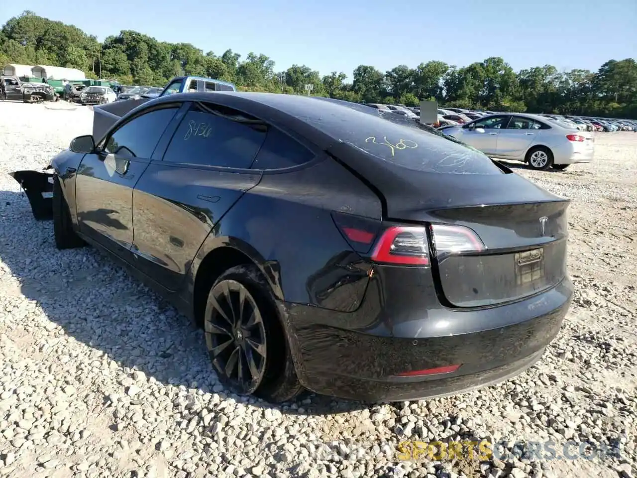 3 Photograph of a damaged car 5YJ3E1EA5MF097886 TESLA MODEL 3 2021