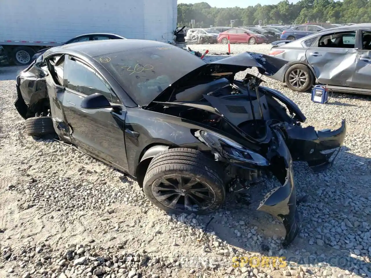 9 Photograph of a damaged car 5YJ3E1EA5MF097886 TESLA MODEL 3 2021