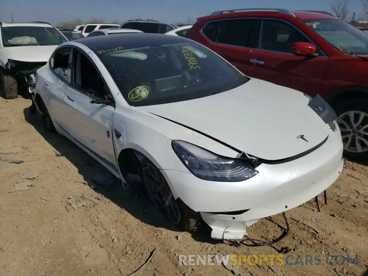 9 Фотография поврежденного автомобиля 5YJ3E1EA5MF854298 TESLA MODEL 3 2021