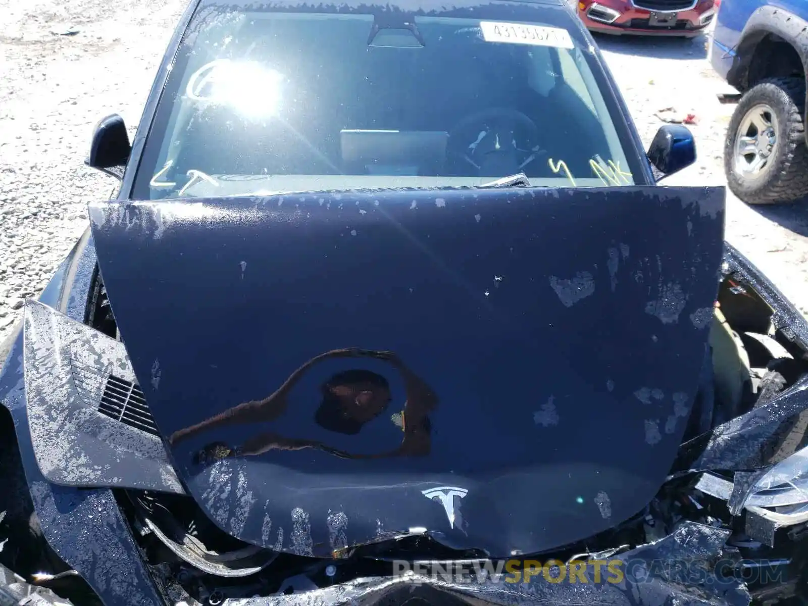 7 Photograph of a damaged car 5YJ3E1EA5MF857430 TESLA MODEL 3 2021