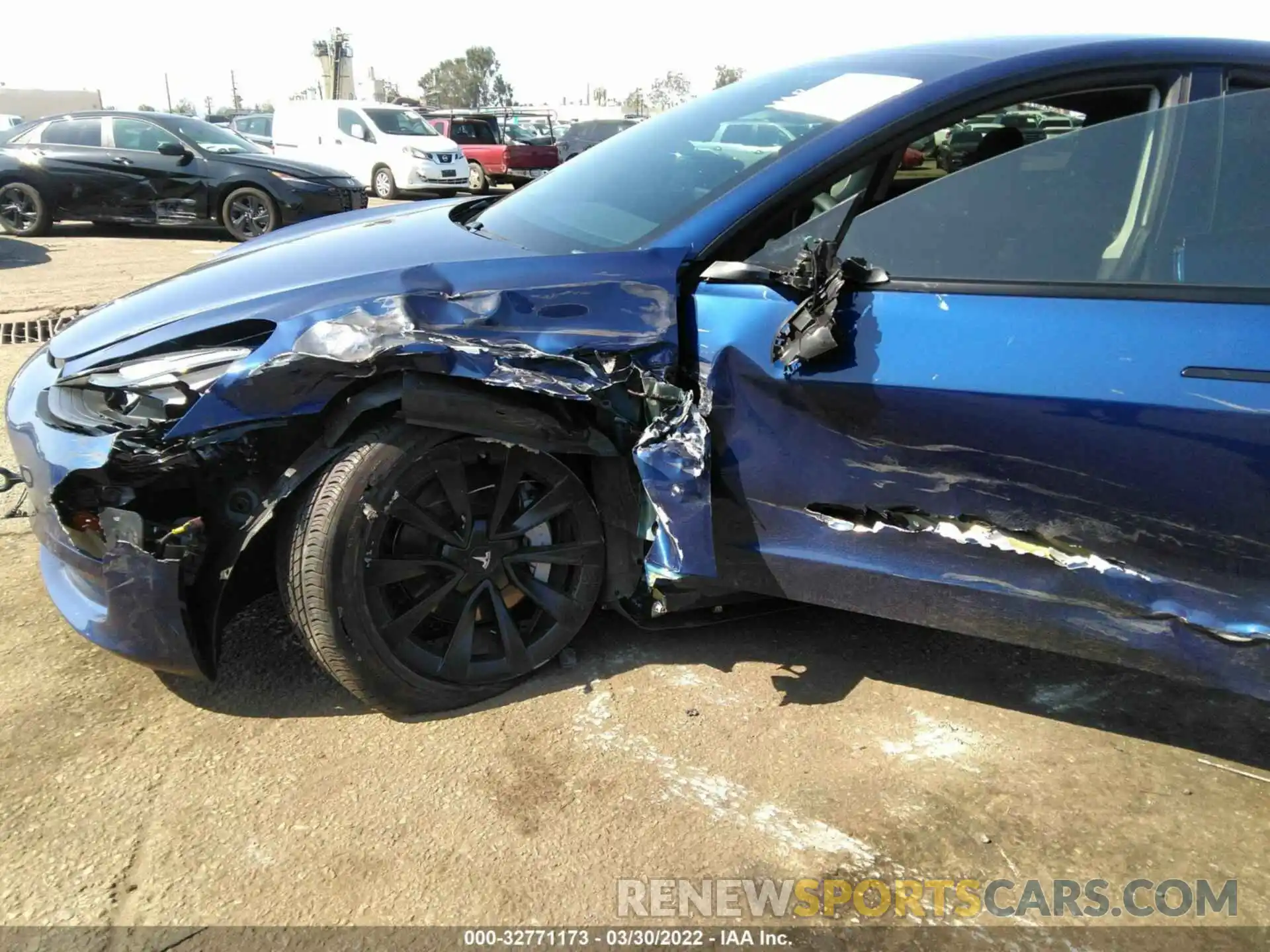 6 Photograph of a damaged car 5YJ3E1EA5MF870470 TESLA MODEL 3 2021