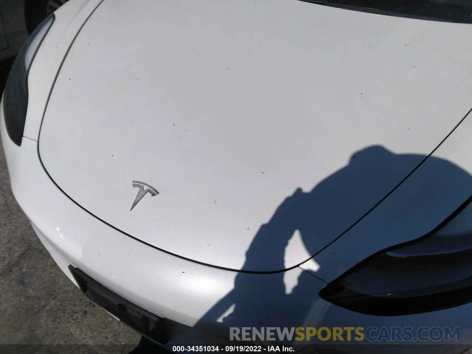 10 Photograph of a damaged car 5YJ3E1EA5MF873272 TESLA MODEL 3 2021