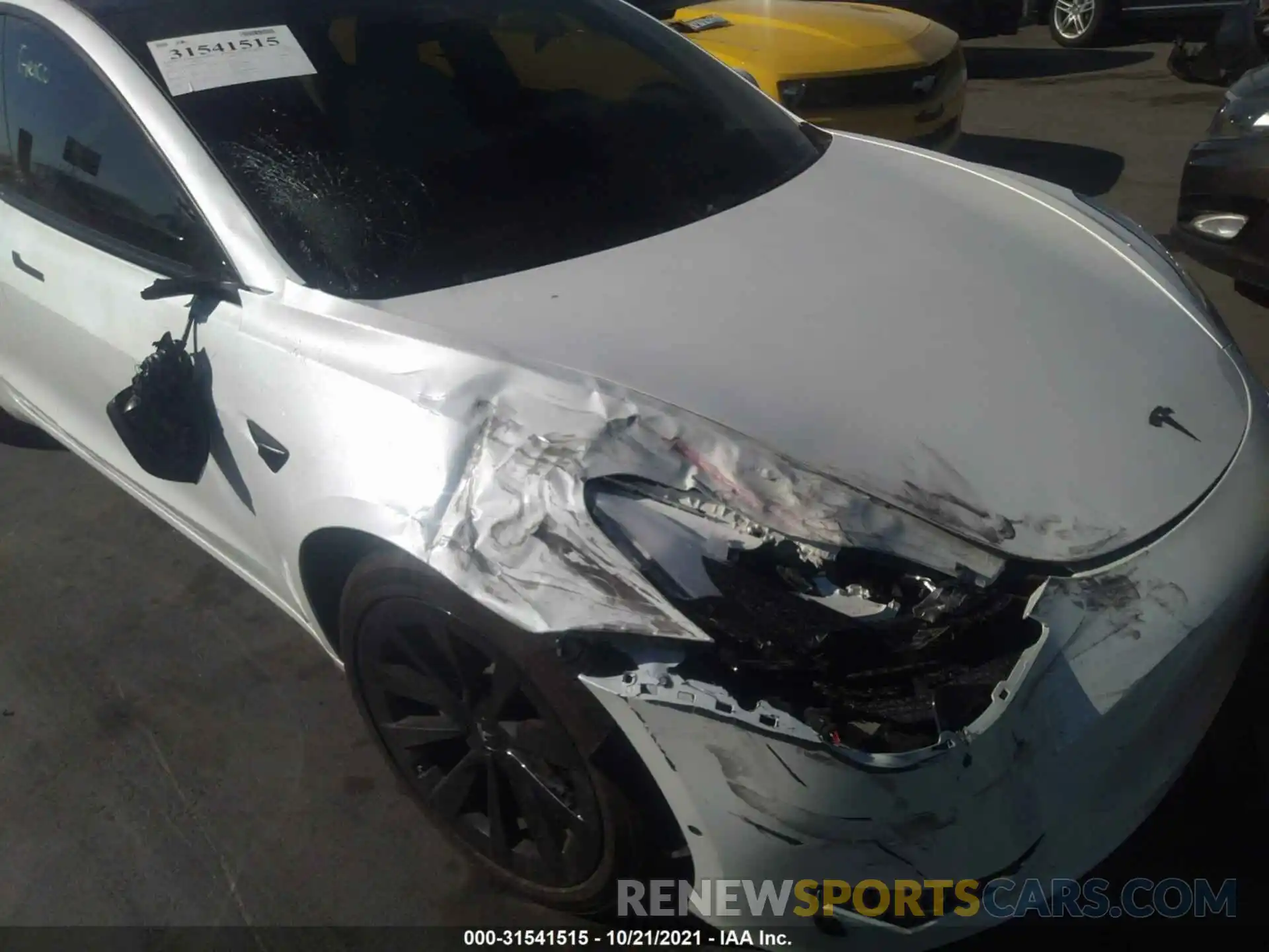 6 Photograph of a damaged car 5YJ3E1EA5MF874583 TESLA MODEL 3 2021