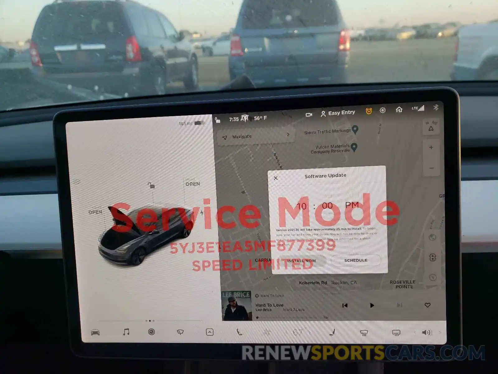 9 Фотография поврежденного автомобиля 5YJ3E1EA5MF877399 TESLA MODEL 3 2021