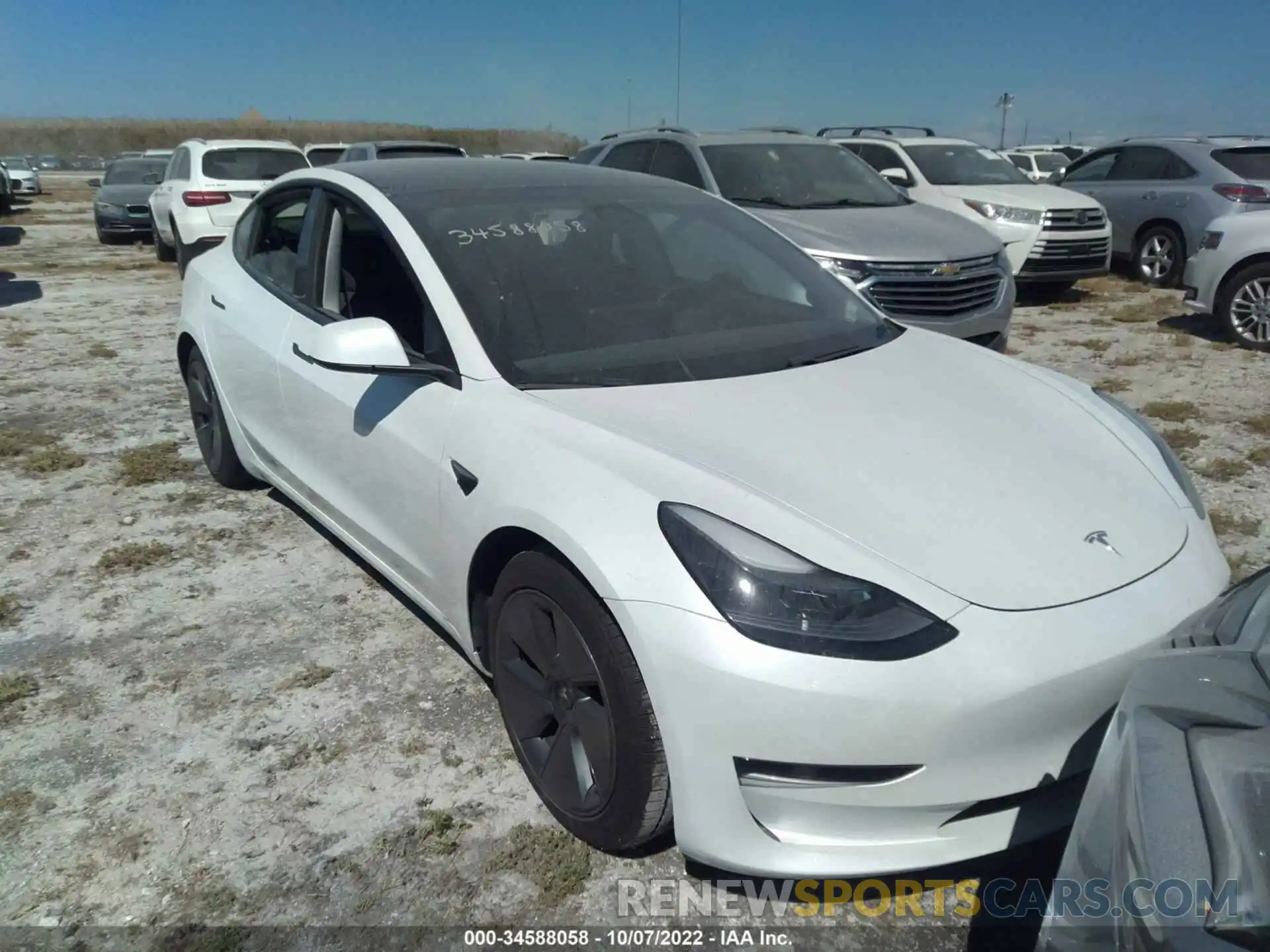 6 Photograph of a damaged car 5YJ3E1EA5MF922616 TESLA MODEL 3 2021