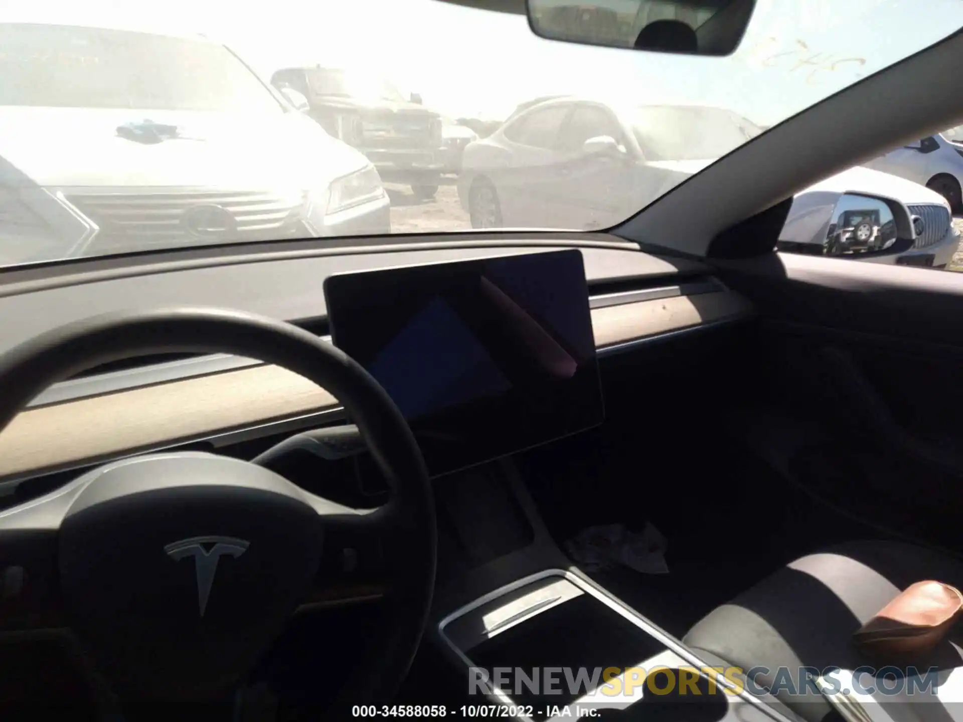 7 Photograph of a damaged car 5YJ3E1EA5MF922616 TESLA MODEL 3 2021