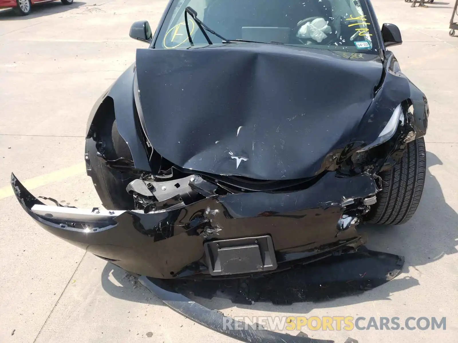 9 Photograph of a damaged car 5YJ3E1EA5MF925841 TESLA MODEL 3 2021