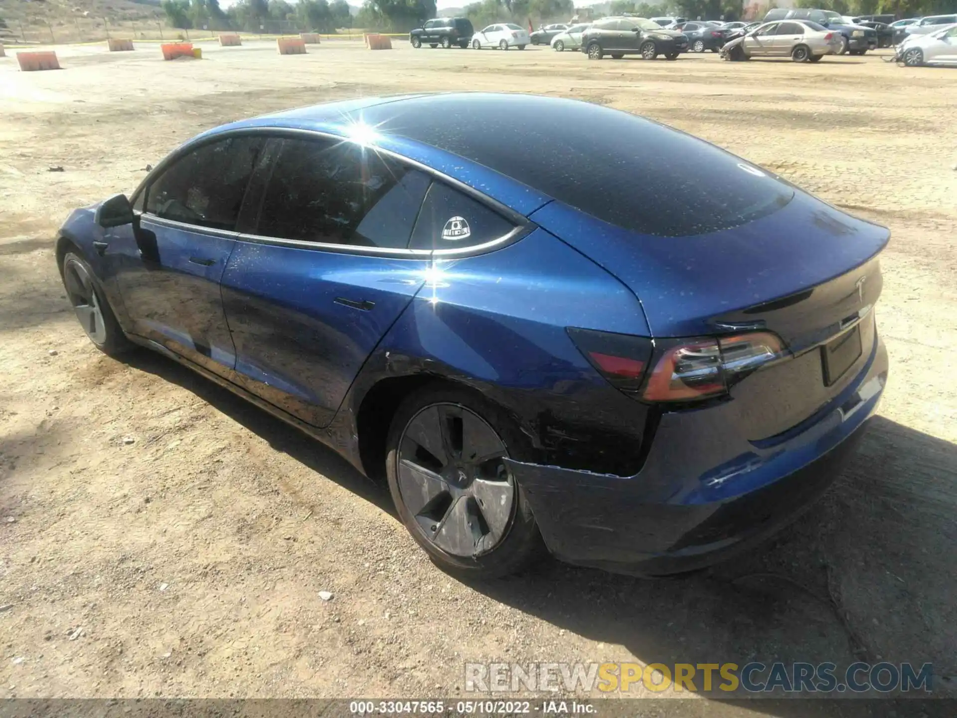 3 Photograph of a damaged car 5YJ3E1EA5MF940209 TESLA MODEL 3 2021