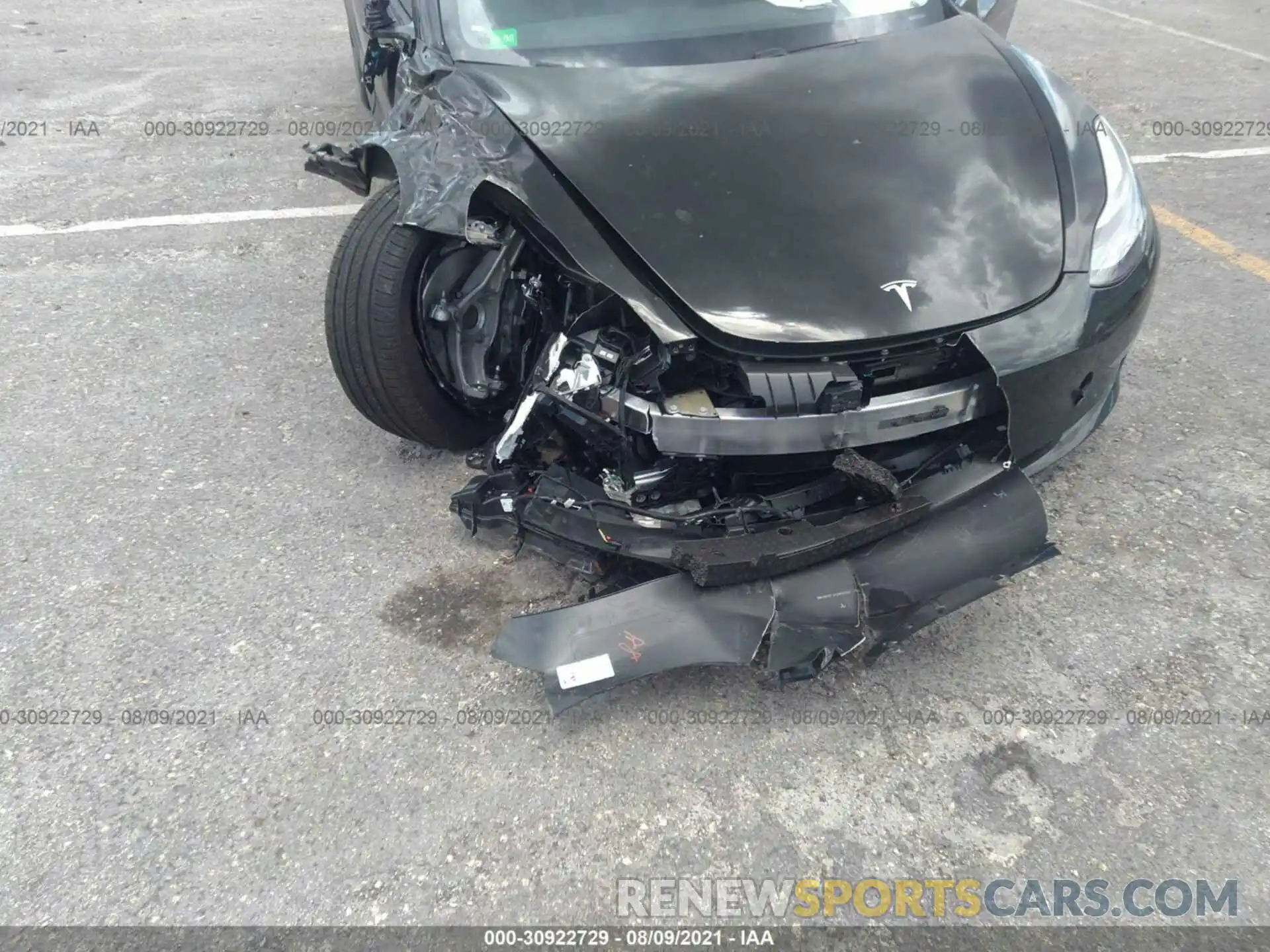 6 Photograph of a damaged car 5YJ3E1EA5MF955681 TESLA MODEL 3 2021