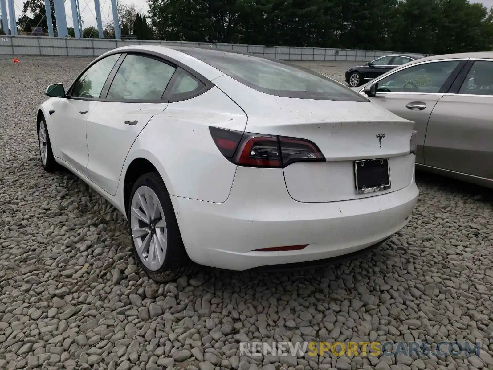 3 Photograph of a damaged car 5YJ3E1EA5MF978071 TESLA MODEL 3 2021