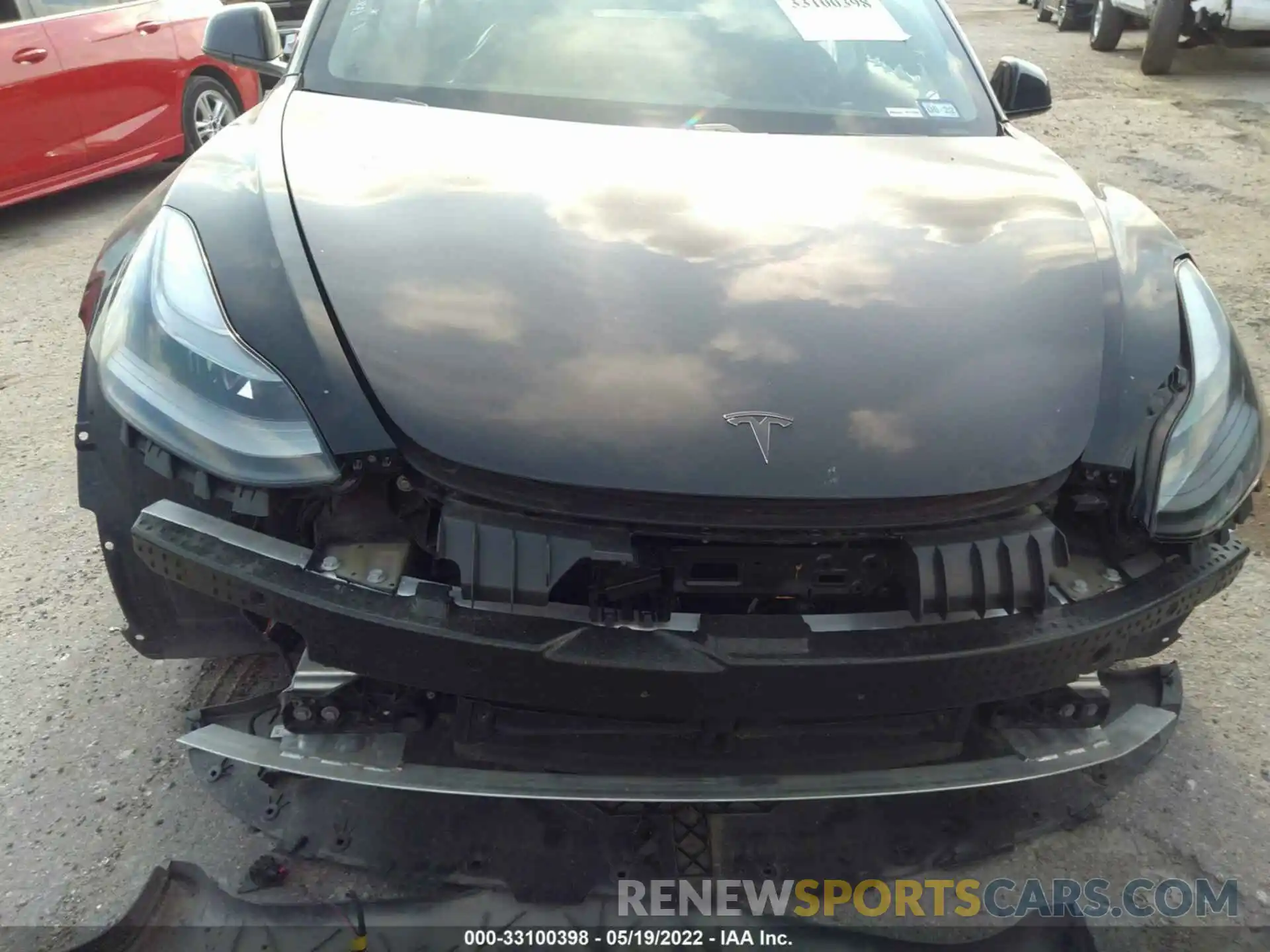 10 Photograph of a damaged car 5YJ3E1EA5MF985330 TESLA MODEL 3 2021