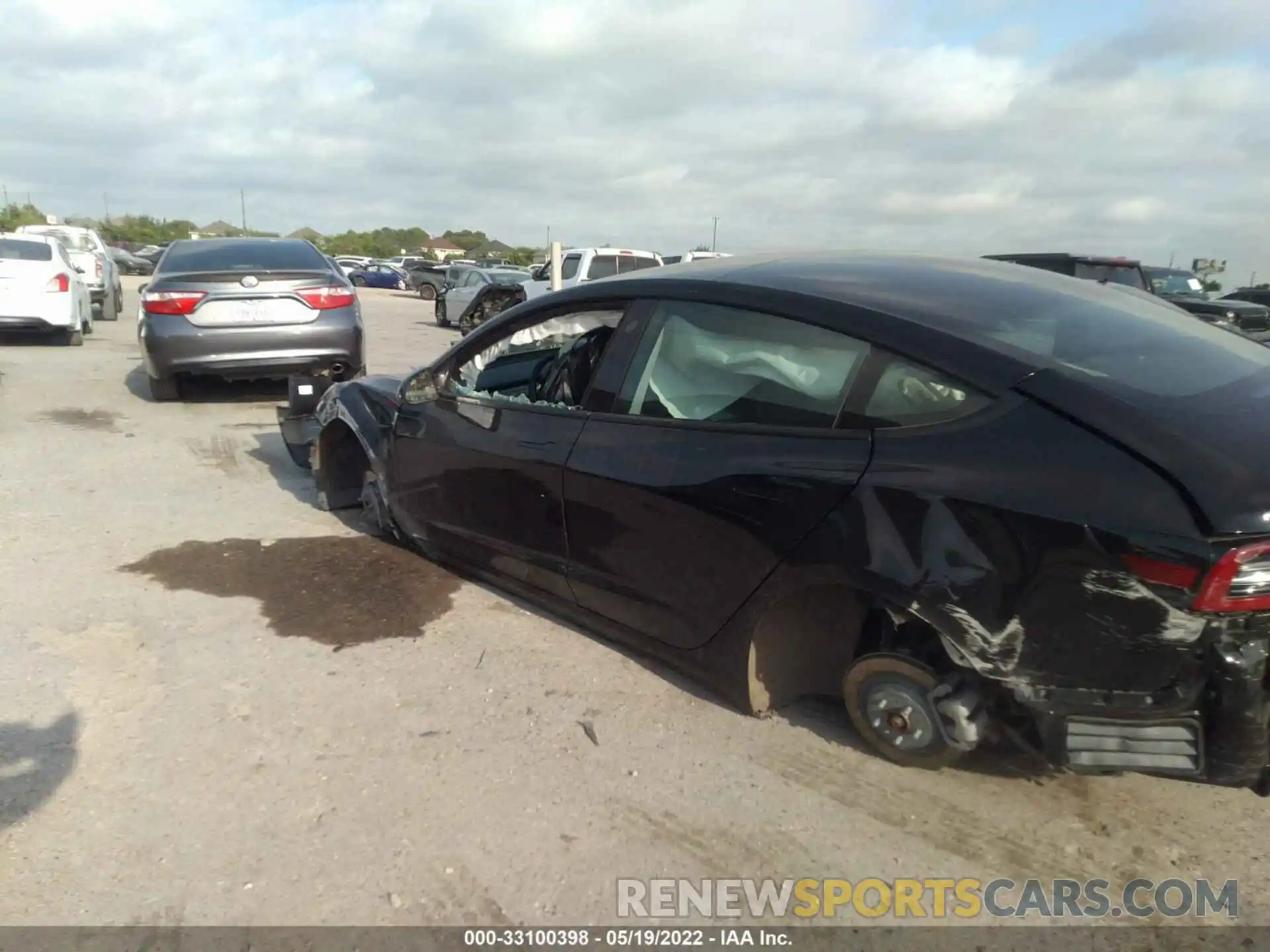 6 Photograph of a damaged car 5YJ3E1EA5MF985330 TESLA MODEL 3 2021