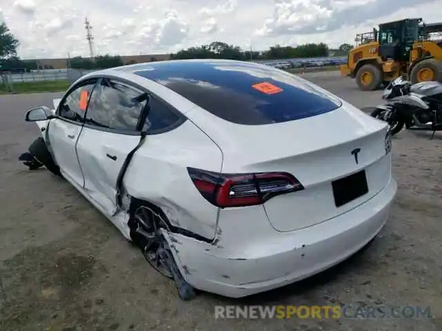 3 Photograph of a damaged car 5YJ3E1EA5MF986302 TESLA MODEL 3 2021