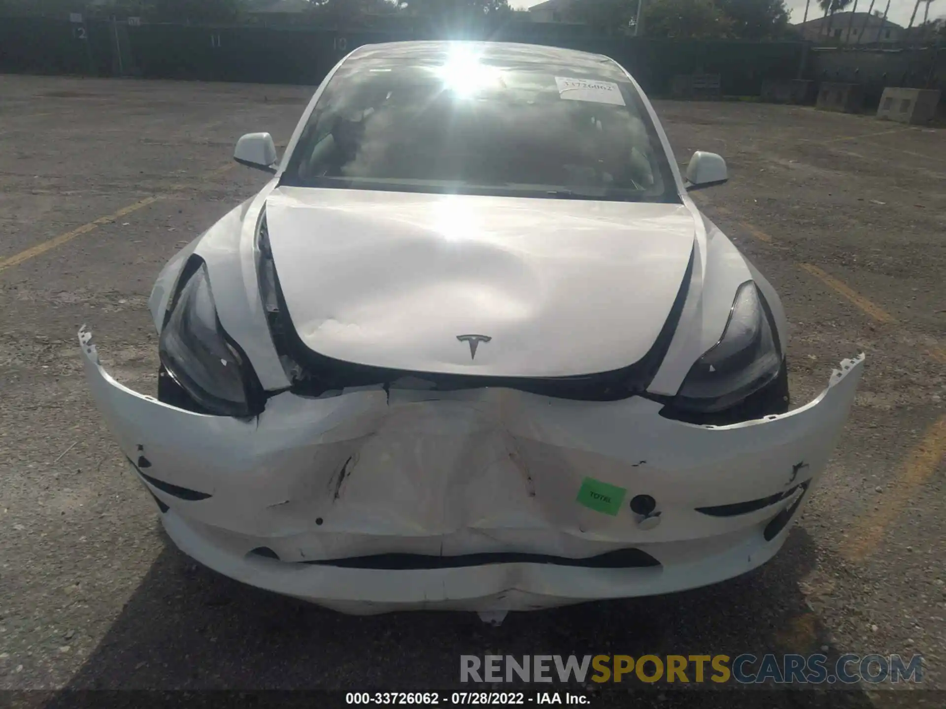 6 Photograph of a damaged car 5YJ3E1EA5MF987028 TESLA MODEL 3 2021